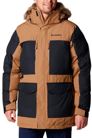 Parka à capuche Marquam Peak Fusion - Marron et noir