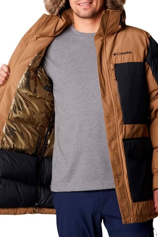 Parka à capuche Marquam Peak Fusion - Marron et noir