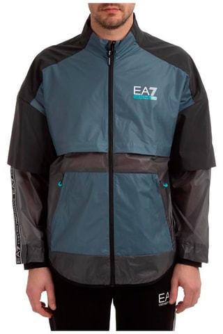 Coupe-vent - Gris foncé et noir