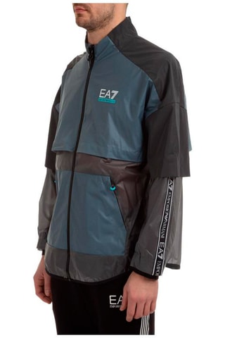 Coupe-vent - Gris foncé et noir