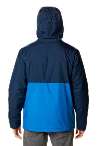 Coupe-vent à capuche Point Park - Bleu marine et bleu
