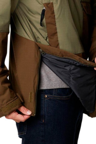 Coupe-vent à capuche Buckhollow Insulted - Kaki et marron