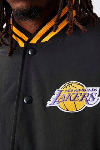 Bomber Team Logo Los Angeles Lakers - Noir