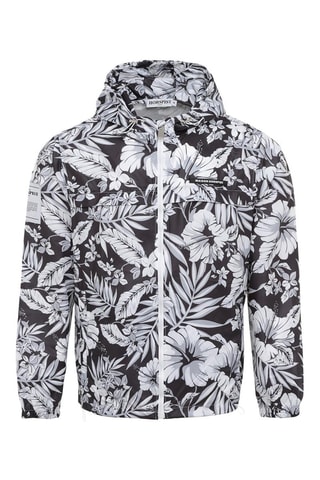 Blouson à capuche Mayia Noir et blanc