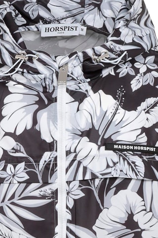 Blouson à capuche Mayia Noir et blanc