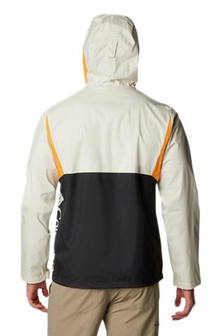 Coupe-vent à capuche Inner Limits II - Ecru et gris foncé