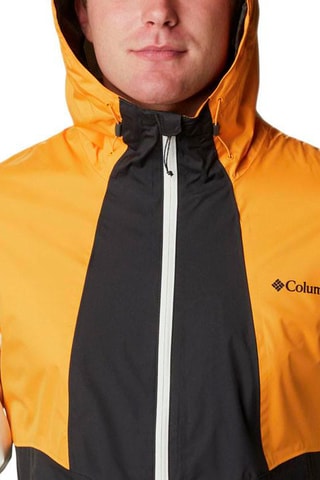 Coupe-vent à capuche Inner Limits II - Ecru et gris foncé