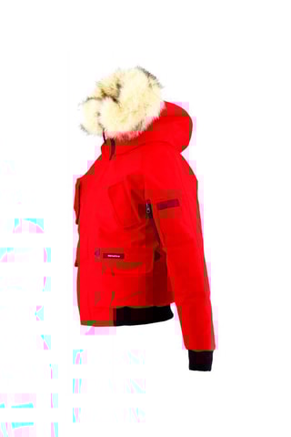 Parka à capuche - Rouge