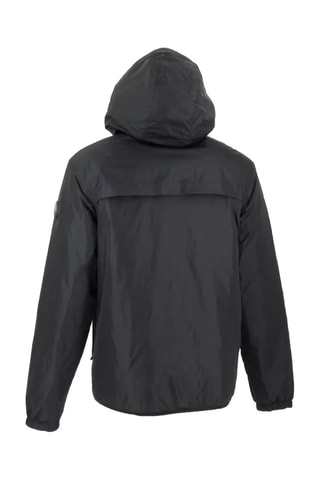 Coupe-vent à capuche New Nils - Noir et blanc