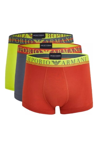 3 boxers - Rouge et jaune