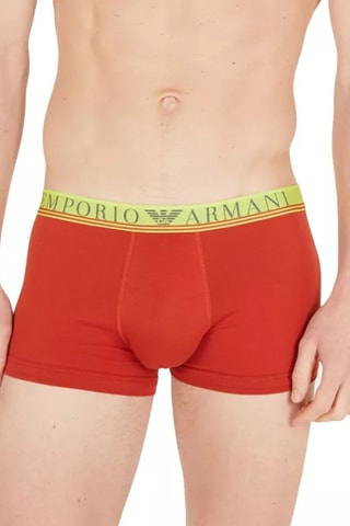3 boxers - Rouge et jaune