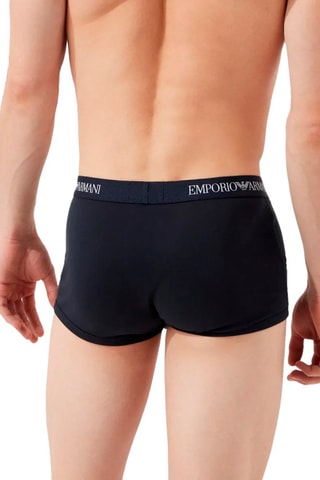 3 boxers - Bleu marine, noir et rouge