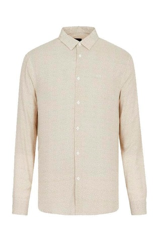 Chemise - Beige et blanc