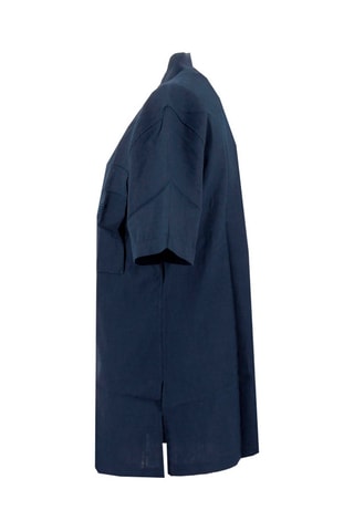 Chemise en lin - Bleu marine