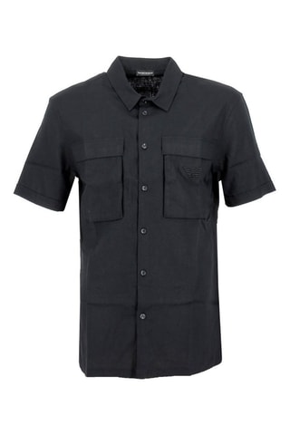 Chemise en lin - Noir