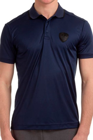 Polo - Bleu marine et doré