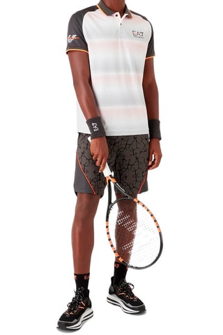 Polo - Blanc et marron