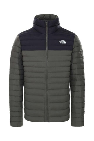 Doudoune Stretch - Kaki et noir