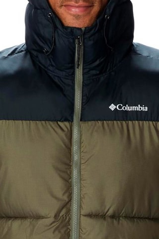 Doudoune à capuche Puffect - Kaki et noir