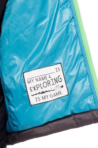 Doudoune  - Marron et bleu