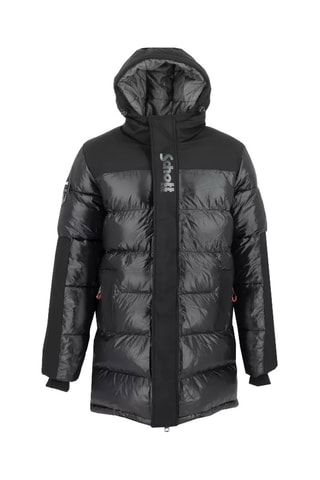 Doudoune longue à capuche Altamont - Noir