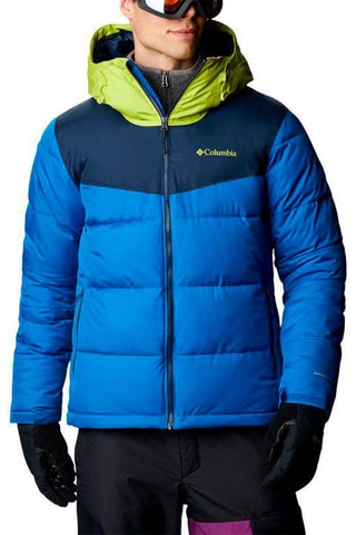 Doudoune à capuche Iceline Ridge - Bleu et anis