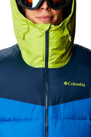 Doudoune à capuche Iceline Ridge - Bleu et anis