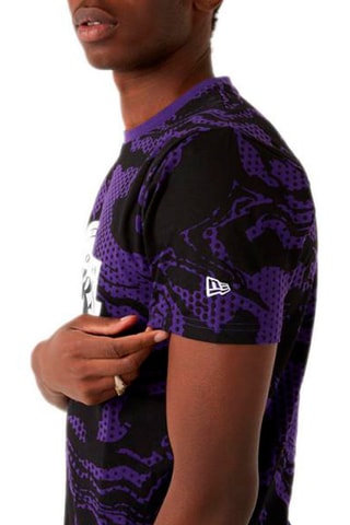 T-shirt NBA Oil Slick Aop Los Angeles Lakers - Noir et violet