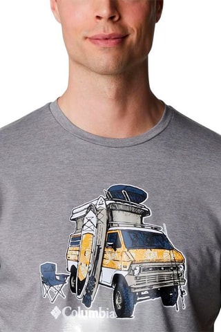 T-shirt Graphic Gris