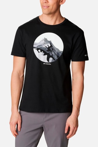 T-shirt Graphic Path Lake II Noir