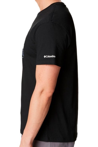 T-shirt Graphic Path Lake II Noir