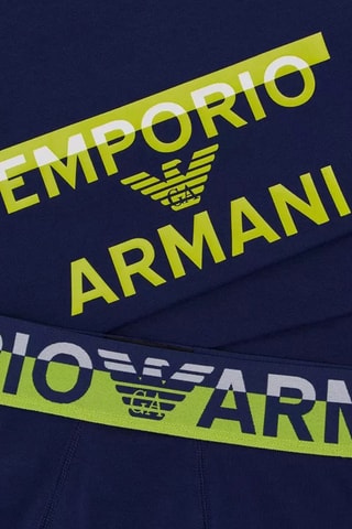 T-shirt et boxer - Bleu marine