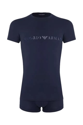 T-shirt et boxer - Bleu marine