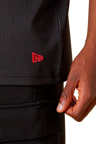 T-shirt NBA Mesh Team Logo Ovrszd Chicago Bulls - Noir