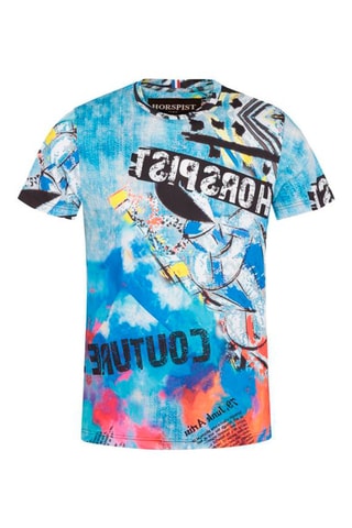 T-shirt Newton Paint - Bleu