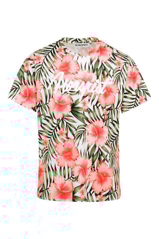 T-shirt Litchi - Vert et rose