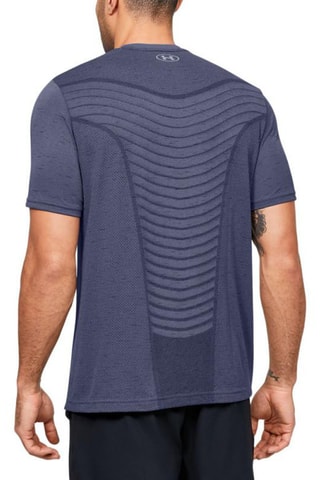 T-shirt Seamless Wave Ss Tee - Bleu marine