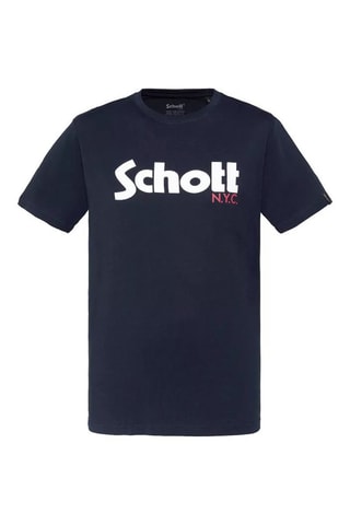 2 t-shirts standard - Bleu marine et gris chiné