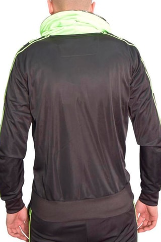 Sweat à capuche Iowa - Noir et vert