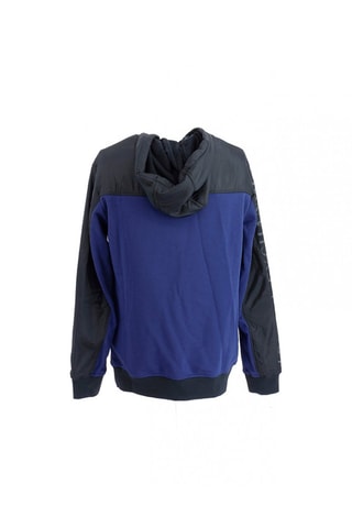 Sweat à capuche - Noir et bleu