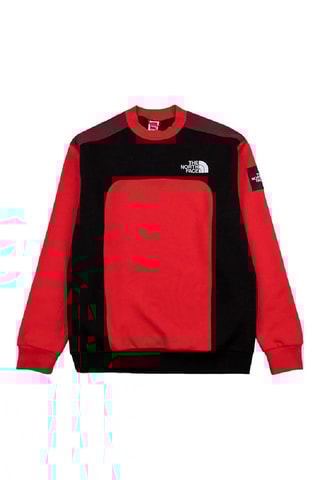 Sweat BB Cut & Sew Crew - Rouge et noir