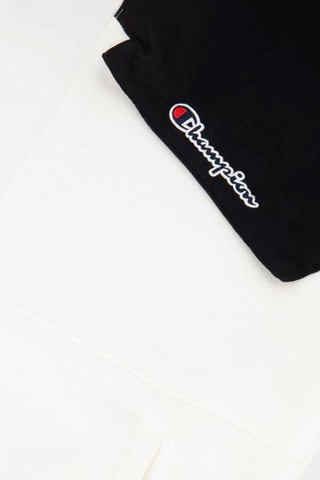 Sweat à capuche - Blanc et bleu marine