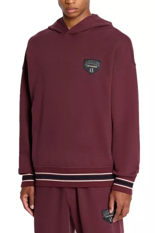 Sweat à capuche - Rouge