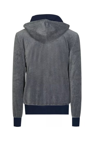 Sweat à capuche - Bleu marine et gris