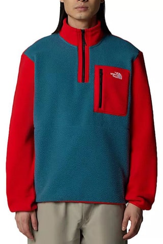 Sweat polaire - Rouge et bleu