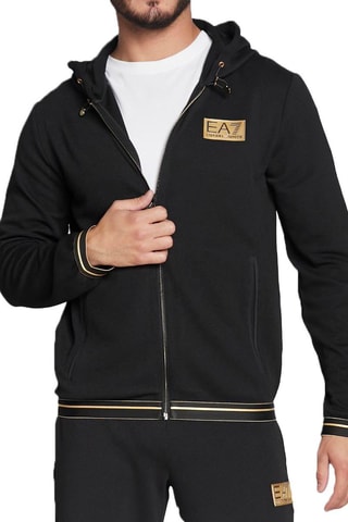 Sweat à capuche Noir et jaune