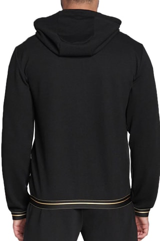 Sweat à capuche Noir et jaune