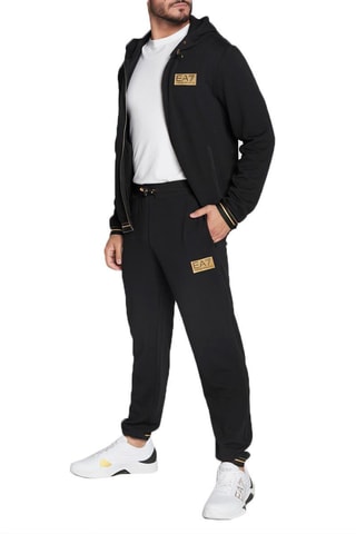 Sweat à capuche Noir et jaune