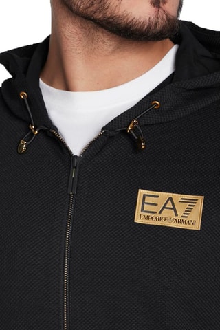 Sweat à capuche Noir et jaune