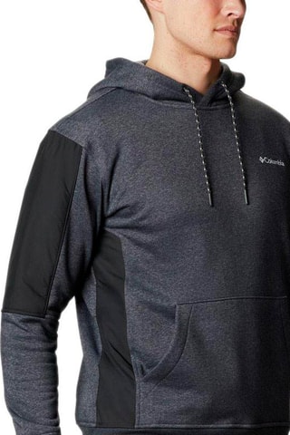 Sweat à capuche Minam River Anthracite et noir